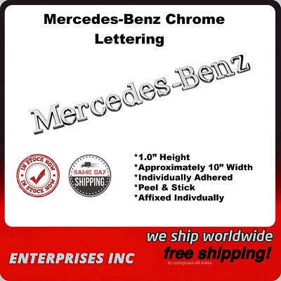 Mercedes-Benz MB Lettering Chrome 1