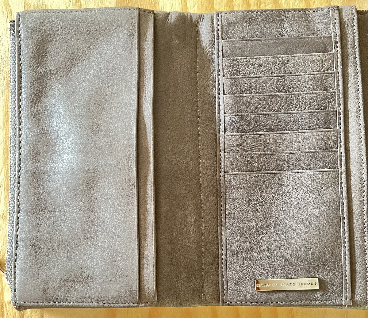 財布・小物その他 The Trifold Wallet - Marc Jacobs - Leather - Grey MARC JACOBS Bi-fold Wallet Authentic Women 5196 | eBay
