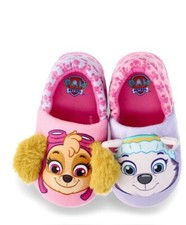  NWT PAW PATROL Skye Everest Plush Slippers sz. 11-12 Toddler/Lil Girls 