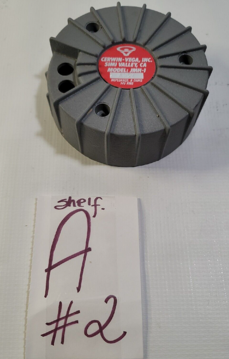 Cerwin-Vega JMH-1 Treble Driver Cap Only | eBay