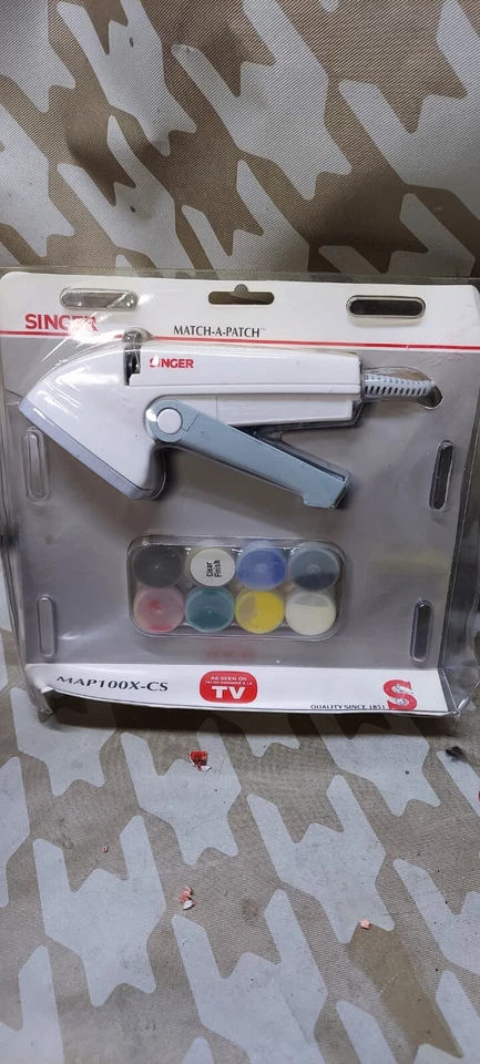 Singer Match-a-Patch Hole and Tear Mender UNOPENED Vintage - Image 3 of 3