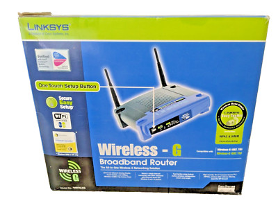 Linksys Old Router Wrt Linksys WRT54G 2.4 GHz 4-Port 10/100 Wireless G Router Old Stock open ...