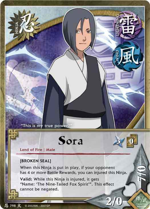 Sora - N-798 - Common - 1st Edition - Foil Will of Fire NM/LP