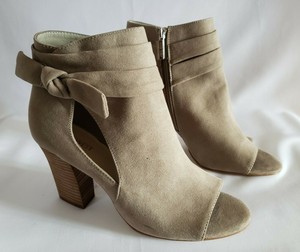 nine west open toe ankle boots
