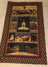 A Village Christmas Moda fabric panel by Deb Strain Border Sew On 29 X 48