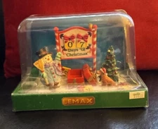 2012 LEMAX Countdown To Christmas Village Table Accent Carole Towne Retired