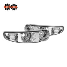 99-06 Gmc Sierra Denali Yukon Chrome Housing Clear Turn Signal Crew Single Suv