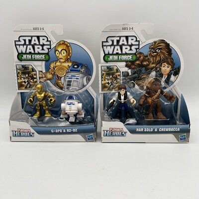 STAR WARS Jedi Force Heroes Playskool Action Figures Han Solo