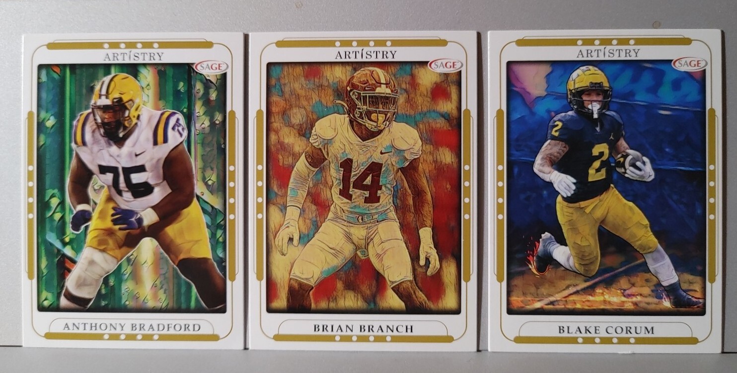 2023 Sage Artistry gold parallel Pick from drop down list