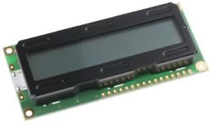 LED B/L PC1601LRU-AWB-B-Q 16X1 POWERTIP LCD MODULE