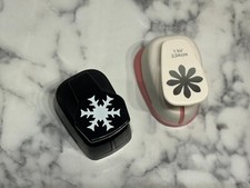 The Paper Studio / Recollections 1" Flower Snowflake Set of 2 Paper Punch