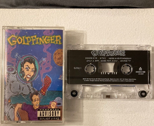 Goldfinger Cassette Tape OOP Reel Big Fish Feldmann Blink 182 avril
