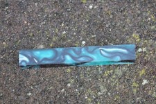 1 acrylic pen blank wood turning pen making blue and black swirl blank  S27