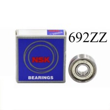 NEW NSK 692ZZ Deep Groove Ball Bearings 2x6x3mm Free Shipping Return Metal