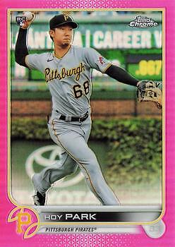 Hoy Park 2022 Topps Chrome #32 Pink Refractor Pittsburgh Pirates
