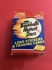 1987 Fleer MLB Baseball Hottest Stars Factory Sealed 44 Card Revco Boxed Set