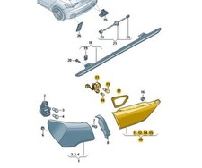 Original LED Schlussleuchte Rückleuchte Rücklicht links Audi A1 82A945093D Neu