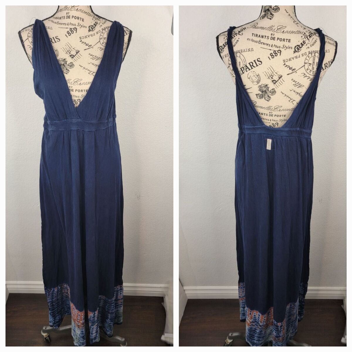 Two large pockets dress cream linen dress maxi dress long dress (889) Two large pockets dress cream linen dress maxi dress long dress (889)