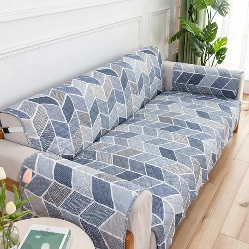 Printed Sofa Cover 1seater 2seater 3seater Pet Slipcover Plaid Floral Sofa Cover - Bild 4 von 15
