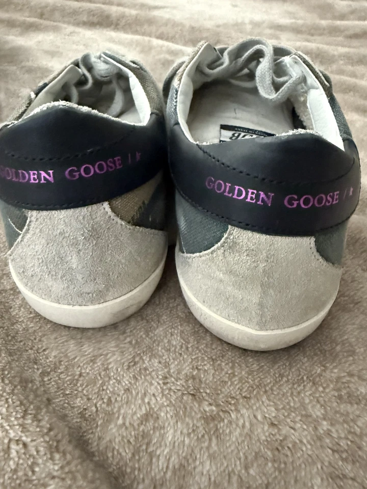 Size 39- Golden Goose Superstar Black/Camouflage/Fuchsia - Image 2 of 4