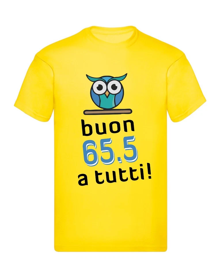 Maglia T-shirt Uomo & Bambino - fantacalcio buon 65.5 a tutti - humor divertente - Immagine 3 di 4