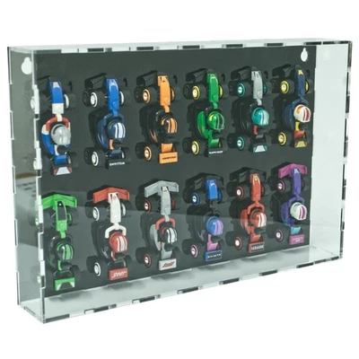 FRAME BOX Displayrahmen für LEGO® Formel 1 F1 Minifiguren Serie Rennwagen 71049