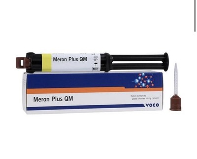 VOCO 1727-Meron Plus QM Luting Glass Ionomer Automix Cement White Syringe Refill