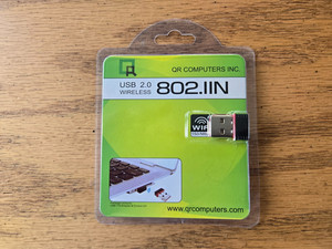 QR Computers Inc. 802.IIN USB 2.0 802.11n Wi-Fi Adapter 150Mbps* Brand New!