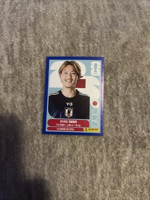Panini World Cup 2026 Sticker Ayumu Seko JPN 4 Blue Parallel