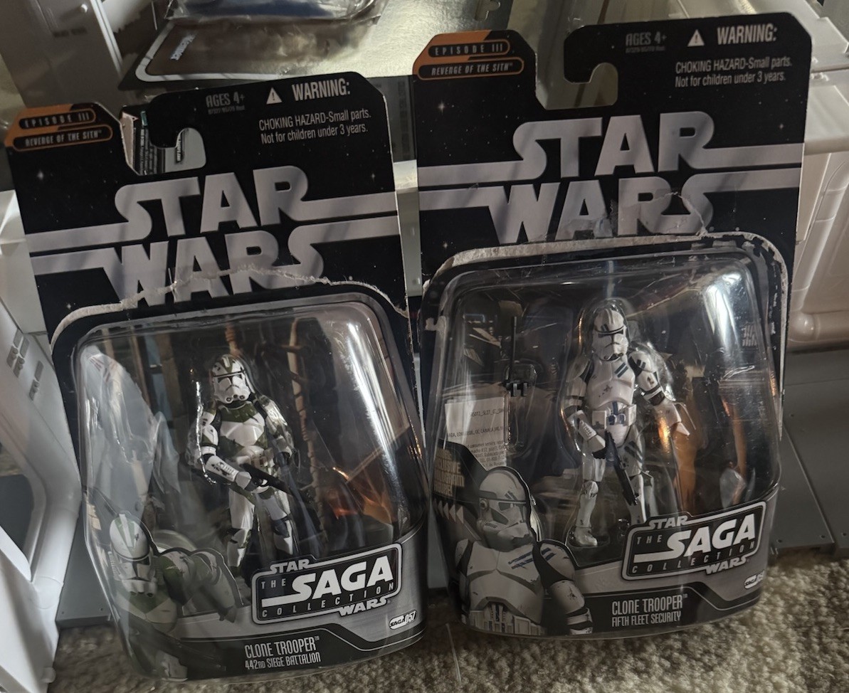 Star Wars Saga Clone Trooper Lot Of 2