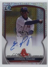 2023 Bowman Chrome Mega Box Mojo Eddinson Paulino #BCMA-EP Auto 1ss3