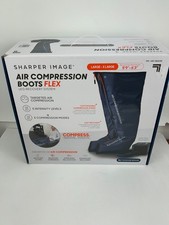 Sharper Image Air Compression Boots Flex, Large/XLarge New in Open Box