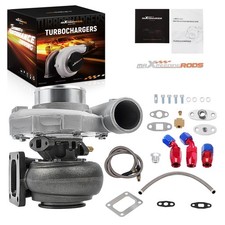 T76 Turbocharger T4 .96 Ar Trim 500 Hp 76mm Compressor Oil Line Kits