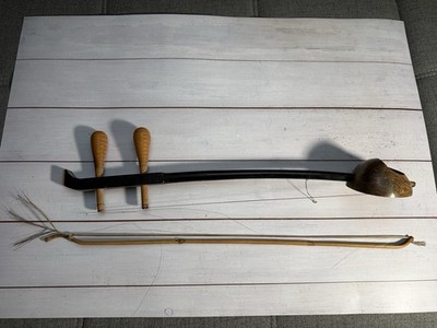 Vintage Folk-Instrument Spießgeige Erhu Saw Duang Rebab Stil Deko