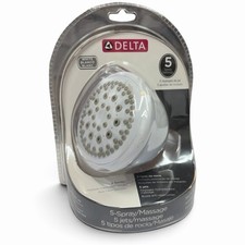 Delta 75564WH 5-Setting Shower Head White