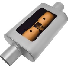 Gibson Mwa Performance Muffler Stainless Steel 4 X 9 X 14 Oval Body 2.25 Gibson Mwa Performance Muffler Stainless Steel 4 X 9 X 14 Oval Body 2.25