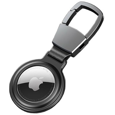Handyhülle für AirTag MSVII Magnetic Case Cover Futeral Hülle Tasche Schwarz