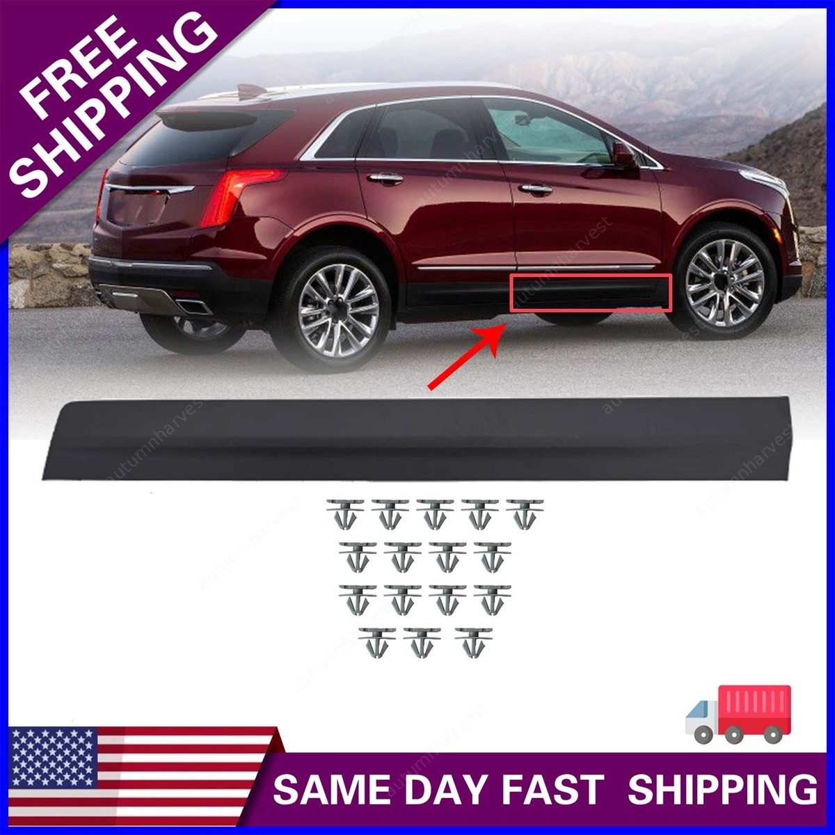 85617327 Right Front Door Trim Lower Molding Fit Cadillac XT5 2015