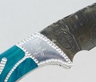 VICE CUTLERY Michael Prater Painted Pony DAMASCUS Buck Knife W/Box COA — photo 10