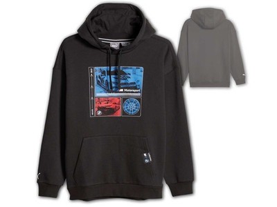 Puma BMW MMS Graphic Hoodie schwarz BMW Motorsport Kapuzensweatshirt Hoody S-3XL
