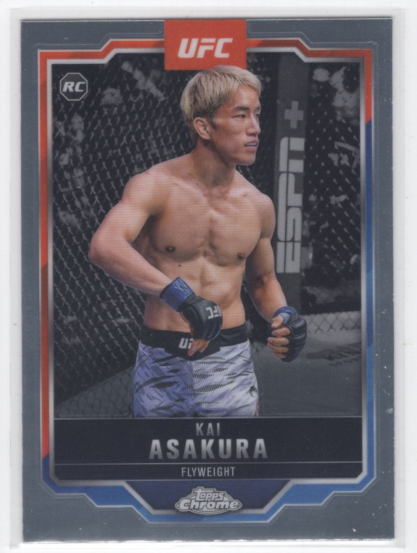 #161 2025 Topps Chrome UFC BASE Kai Asakura RC