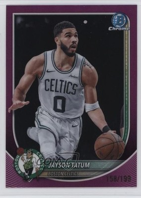 2025-26 Bowman Chrome Fuchsia Refractor 158/199 Jayson Tatum #BCV-56 0c3