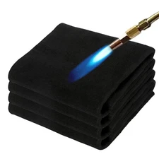 4 Pack 20" X 24" Carbon Felt Welding Blanket Fireproof Carbon Felt Wick Heat ...