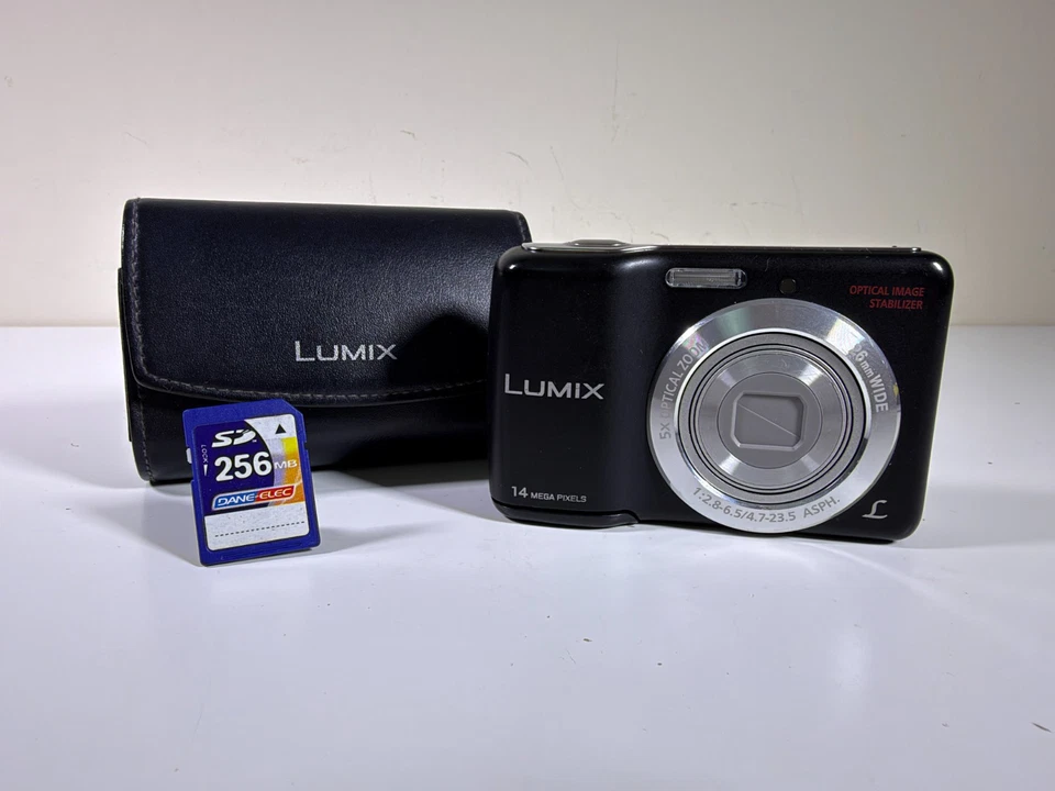 Panasonic Lumix DMC-LS5 Digital Camera 14MP, 5x Zoom, Black, photo 1 of 5