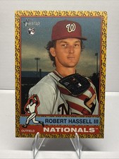 2025 Topps Heritage High Nbr Robert Hassell III RC #517 Color Of The Year /76
