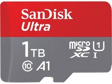 SanDisk 1TB Ultra MicroSDXC UHS-I U3 A2 Memory Card W/ Adapter