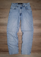 Vintage 90s Levis SilverTab Loose Jeans 9 JR M 1994 Baggy High Rise USA Denim