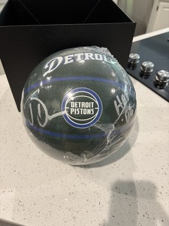 Joe Dumars Autographed Fanatics | Detroit Pistons | City Edition | Basketball