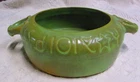 Frankoma Pottery 94V Prairie Green Handled Casserole, 2 Pt. No Lid, Ada Clay