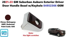 2021-23 GM Suburban Auburn Exterior Driver Door Handle Bezel w/Keyhole 84952366